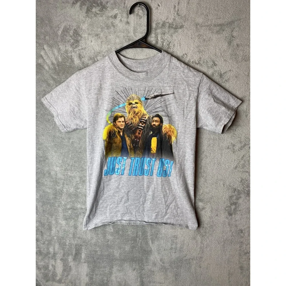 Star Wars Youth M T-Shirt Gray Star Wars Graphic Tee